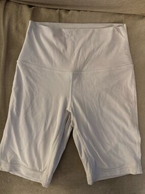 lululemon athletica High-Rise White Bike Shorts